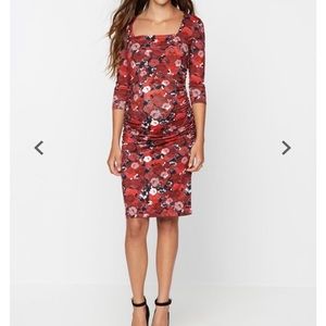 Isabella Oliver floral maternity dress